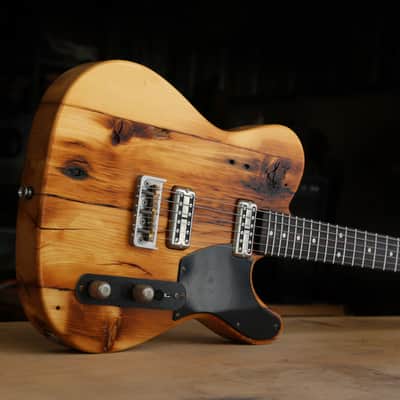 Dean Gordon Chelsea Hotelecaster # 12 (Civil War Era Pine Sourced From Chelsea Hotel NYC) DGG Dealer image 11