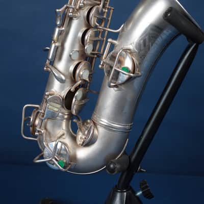 Conn New Wonder Transitional / 6M Alto /  1930 - Brushed Silver image 5