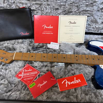 2019 Fender American Professional Telecaster Limited Roasted Neck Sapphire Blue Transparent Light Ash Body ONLY ONE ON THE ENTIRE INTERNET!! image 6