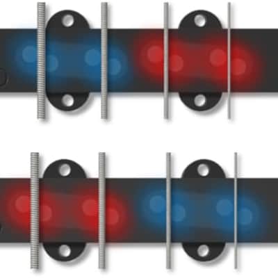 Bartolini 4-String B-Axis J44J-L/S 4-String J-Bass pickup set image 2