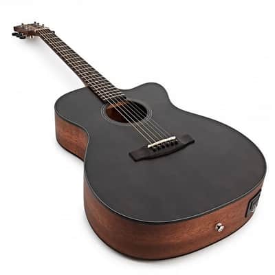 Cort Core Series CORE-OC OPLB Orchestra Cutaway Acoustic-Electric Guitar w/ Case – Solid Spruce Top, Open Pore image 13