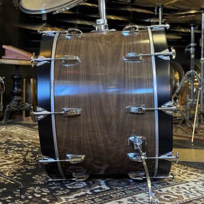 VINTAGE 1976 Ludwig Drum Set in Walnut Cortex - 14x22, 8x12, 9x13, 16x16 image 4