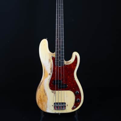 1963 Fender Precision Bass with Rosewood Fretboard - Blonde image 2