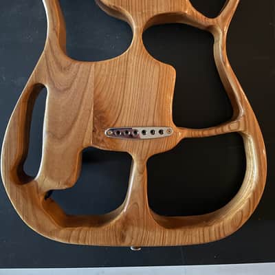 Eman Guitars Artistic Tele style Natural Ash Guitar Body Fender Robert Cray Pickups 2019 - Natural image 4