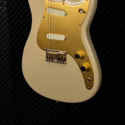 Squier Duo-Sonic 50s Desert Sand Gold Upgrade image 3