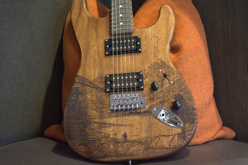 "Through The Pines" Handcrafted Electric Guitar - Dead End Guitars image 1