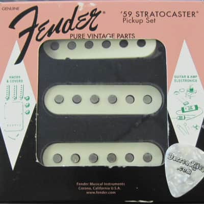 Fender Pure Vintage '59 Stratocaster Pickups Set 0992236000 image 1