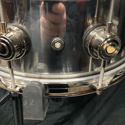 Tris Imboden's, Chicago, 5.5x14" Collector's Series Stainless Steel Snare Drum 2000s image 16