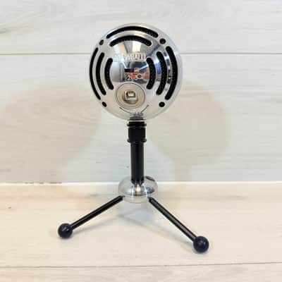 Blue Snowball USB Condenser Microphone Chrome w/Desktop Stand 2010's image 4