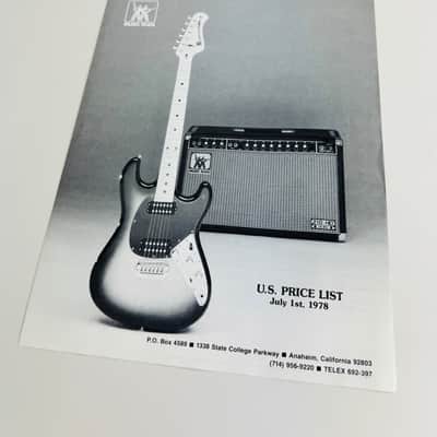 Music Man Dealer Pack – Sabre Era Brochures & July 1st Price List 1978 image 14