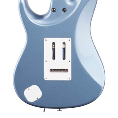 Ibanez Prestige AZ 2204F Electric Guitar with Case Ice Blue Metallic image 6