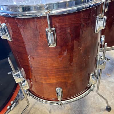 Tama 80’s Superstar Mahogany 24-14-16-18 Drum Set image 9