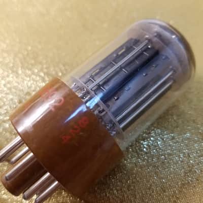 CBS perfect Matched Pair (2) JAN-CHY-5692 tNOS AT1000 TESTED Vacuum Tubes military brown base premium like 6SN7 dual triode 1956-1958 image 22