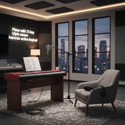 Nord Piano 6 73-Key Digital Piano Bundle with Stand and Bench image 4