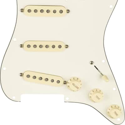 Fender Tex-Mex Loaded Stratocaster Pickguard, Parchment image 1
