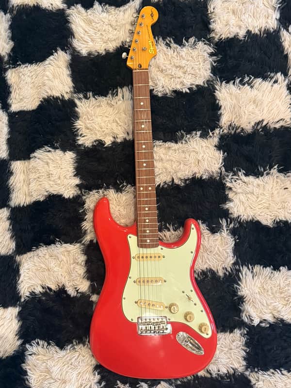 Squier Simon Neil Signature Classic Vibe Stratocaster 2012 - Fiesta Red Fender image 1