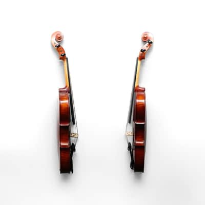 Handmade 4/4 Violin Outfit Italian Spruce, 1pc Maple Back, Rich Tone, Case & Bow image 3