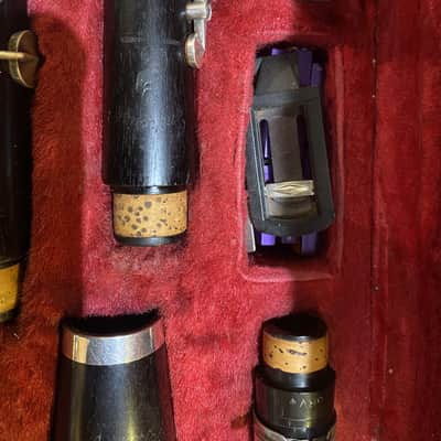 Boosey and Hawkes Imperial 926 Clarinet Bb and A Pair c1944 - Ebony image 15