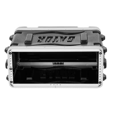 Gator Cases GR-4S Shallow Standard Molded PE 4U Audio Rack Case image 6