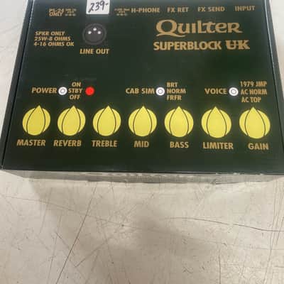 Quilter SuperBlock pedal amplifier image 2