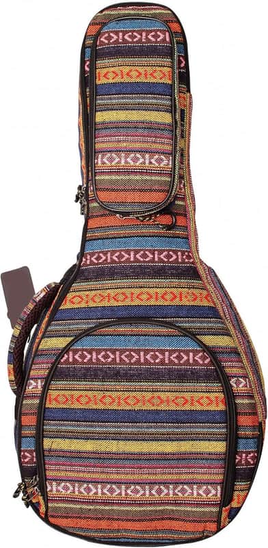 Original Design 15mm Thick Padded Country Style A & F Style (Standard) Mandolin Gig Bag (Soft Case) Soft Mandolin Case. Fits Most A Mando. image 1