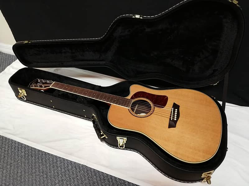Washburn Heritage HD23SCE Dreadnought acoustic/electric GUITAR w/Case image 1