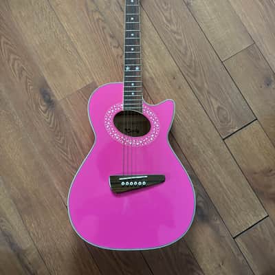 Carlo Robelli Carly 2000’s - Pink Acoustic Guitar image 1