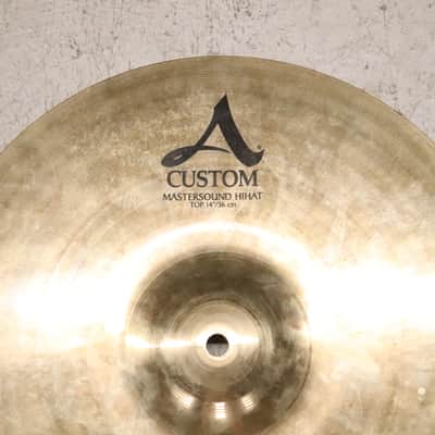 Zildjian 14" A Custom Mastersound Hi Hat Cymbal Pair Bild 8