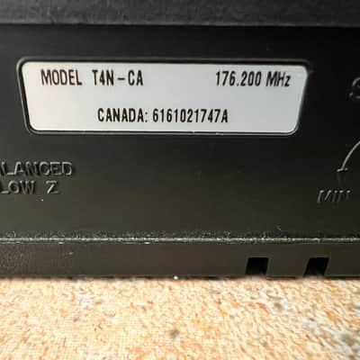 Shure Shure TPD85-CA Wireless Guitar System freq:176.200MHZ image 5