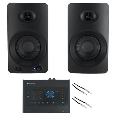 Presonus Quantum ES4 4 x 4 USB-C Audio Recording Interface+(2) Studio Monitors image 1