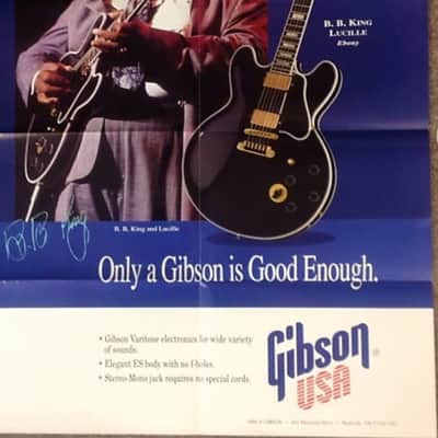 Gibson-'93 Artist/ES Collection catalog/ BB King poster image 2