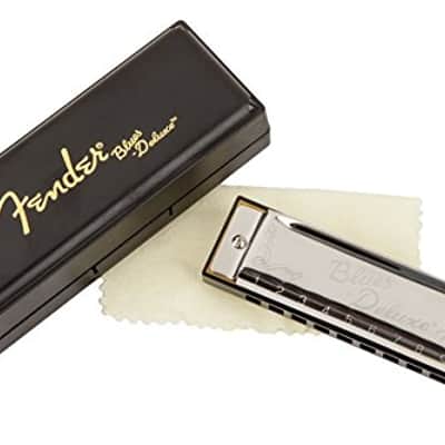 Fender Blues Deluxe 10-Hole Harmonica in the Key of C with Case image 3