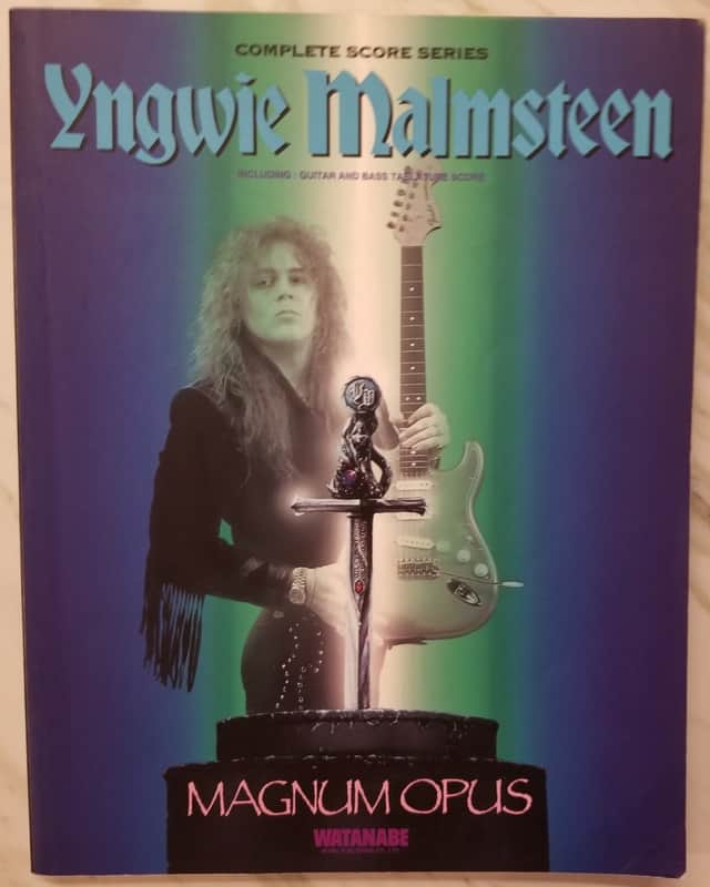 YNGWIE MALMSTEEN - MAGNUM OPUS - Tablature Japan Band Score Guitar Tab Song Book image 1