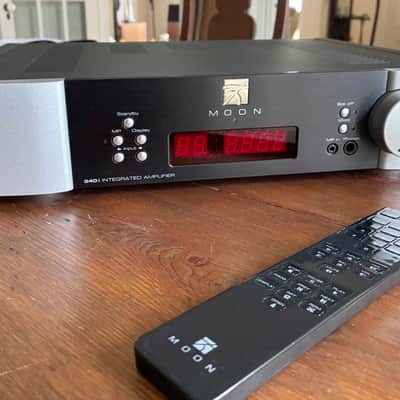 Simaudio Moon 340i D3PX Integrated Amplifier Black and Silver image 1