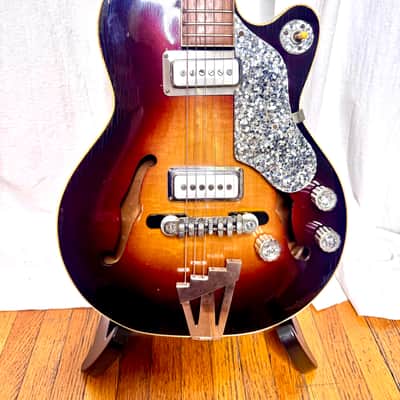 c. 1958 PREMIER BANTAM Deluxe E-704 Multivox Hollow Body Electric Guitar image 3