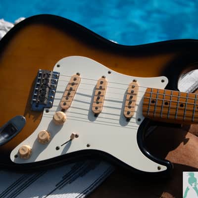 1980's Fender E Serial ST-57 MIJ '57 Stratocaster Reissue circa 1984-1987 - Sunburst - Made in Japan (FujiGen) - Pro Set Up w Perfect Frets/Action/Intonation! image 12