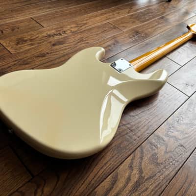 2007 Fender JB-62 Jazz Bass 1962 Reissue Vintage White MIJ Japan image 11