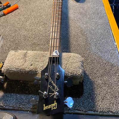 Custom made Krist Novoselic RD bass (left handed) 2000s  Gloss Black image 8