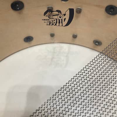 Modern Drum Shop NYC - 6x14" Wood 10-Lug Snare Drum - Red Stain Finish image 21