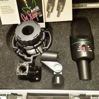 *Rare* Vintage 90's Era AKG Mic with Stand Clip, Shockmount, Case & Cable - (Never Used/100% Mint) image 13