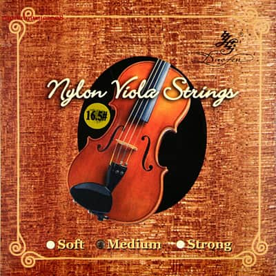 5 Sets Nylon Viola Strings Perlon Core For Violas (15''-16.5'') Size image 1