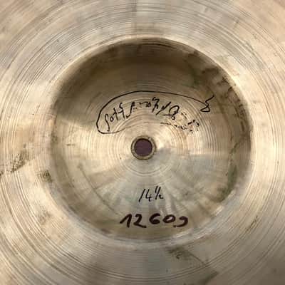 Rare ZILDJI Vram / Zildjian K Constantinople 16” Hi-hat Vintage 20s - ca 100 years old image 7