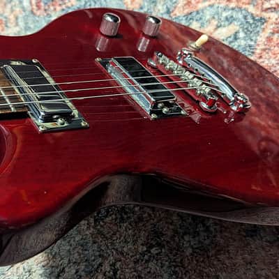 1996 Hamer Slammer Series Eclipse - Cherry With Hard Case image 9