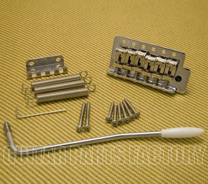 SB-5212-C Chrome Tremolo for Mexican Standard Fender/Squier Import Strat® image 1