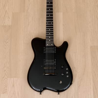 2000s Carvin H2 Allan Holdsworth Signature Model Electric Guitar Black w/ Case image 2