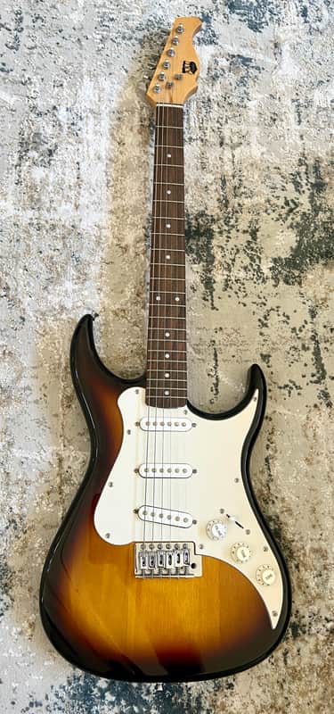 AXL Headliner Sunburst Stratocaster Electric Guitar image 1