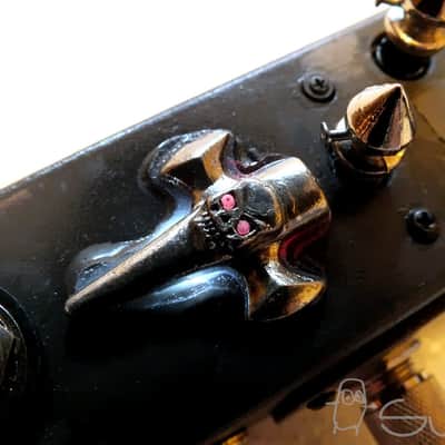 High gain distortion guitar pedal in the style of gothic metal image 3