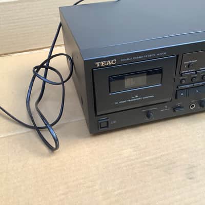 TEAC W-1200 Double Cassette Deck Player 2018 - Present - Black image 4