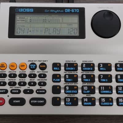 Repaired BOSS DR-670 Dr. Rhythm Drum Machine Roland New Internal Battery image 2