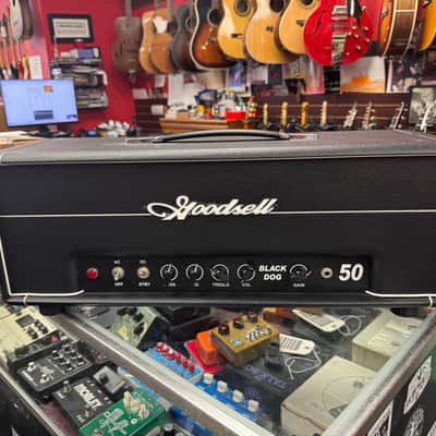 Goodsell  Black Dog 50 Late 1980's  - Black  A Chance to own an extemely Rare Amp ! image 1